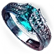 Heartbound Loop Pearl Ring