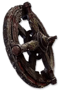 Arvil's Wheel Hardwood Targe