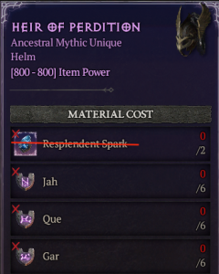 [Runes] Heir Of Perdition : (6 Jah+6 Que+6 Gar)---No Spark