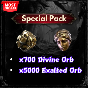Special Pack : x700 Divine Orb + x5000 Exalted Orb / Fast Delivery