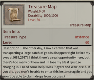 Golden Treasure Map