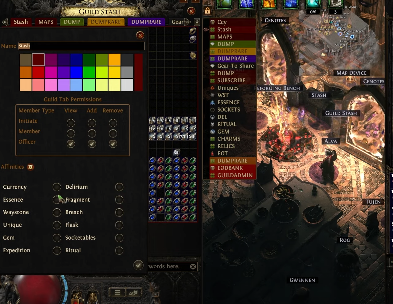 How to Set Affinities in PoE 2 0.2