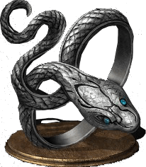 Covetous Silver Serpent Ring-(DarkSoul3)